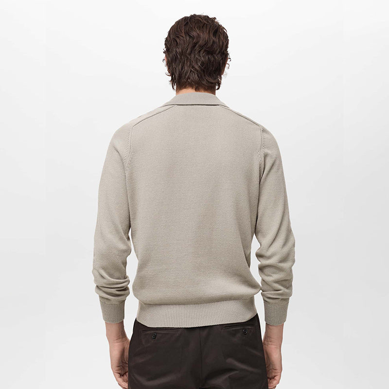 Long Sleeve Button Polo Shirt